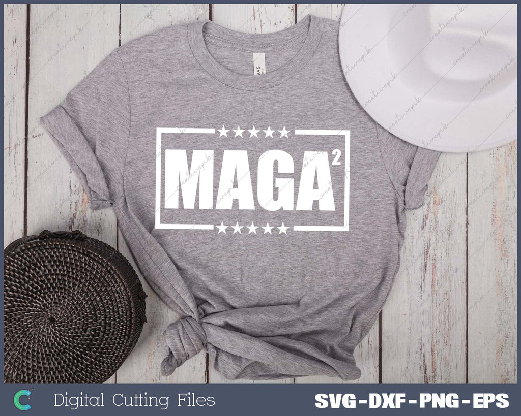 MAGA 2 Decal Trump Decal SVG PNG Cutting Printable Files – creativepik