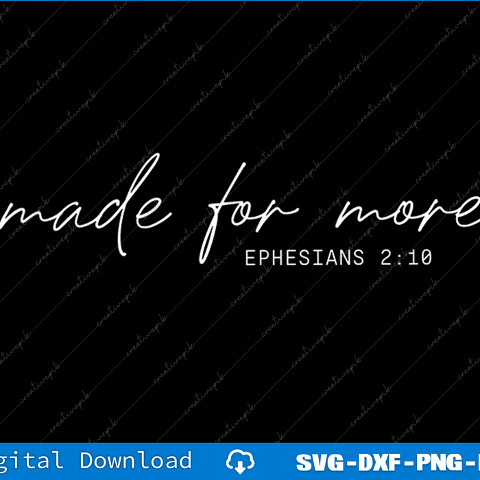 Made for More Mindfulness Quote SVG PNG Cutting Printable Files