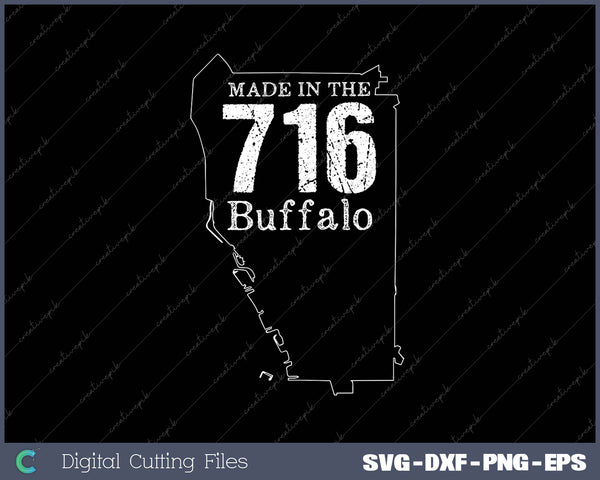 Made In The 716 SVG PNG Cutting Printable Files