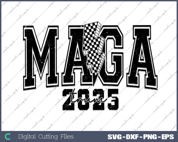 Maga 2025 Trump 2025 Trump SVG PNG Cutting Printable Files