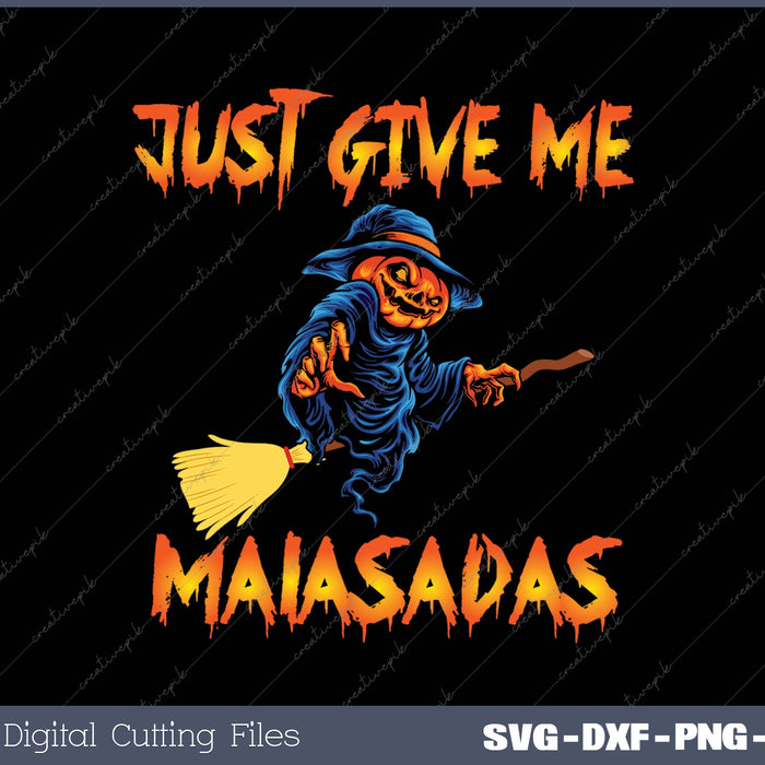 Malasadas Halloween Tee Shirt Witch SVG PNG Cutting Printable Files