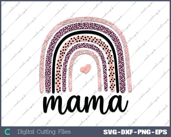 Mama Rainbow Gifts For Women Mom Family Matching Birthday 