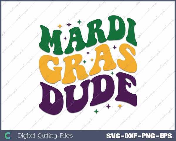 Mardi Gras Dude SVG PNG Cutting Printable Files