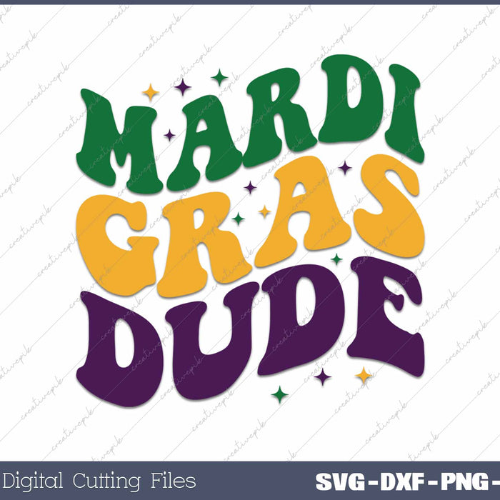 Mardi Gras Dude SVG PNG Cutting Printable Files