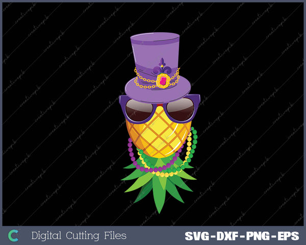 Mardi Gras Jester Hat Mens Upside Down Pineapple Swinger