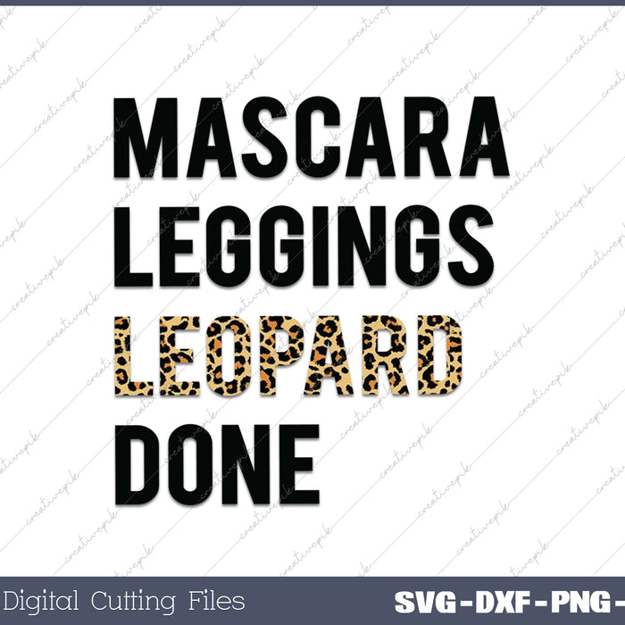 Mascara Leggings Leopard Done