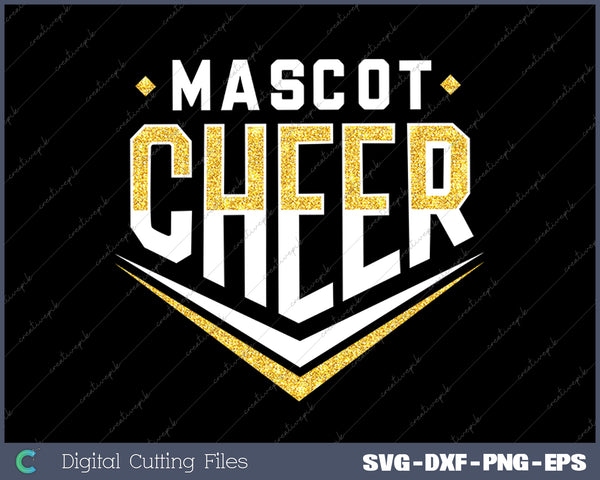 Mascot Cheer Team SVG PNG Cutting Printable Files