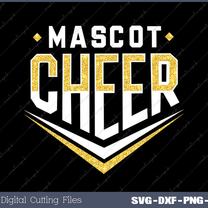 Mascot Cheer Team SVG PNG Cutting Printable Files