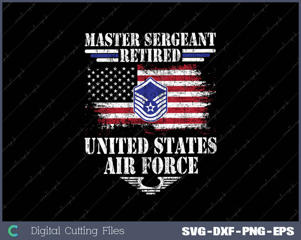 Master Sergeant Retired Air Force Military Retirement 