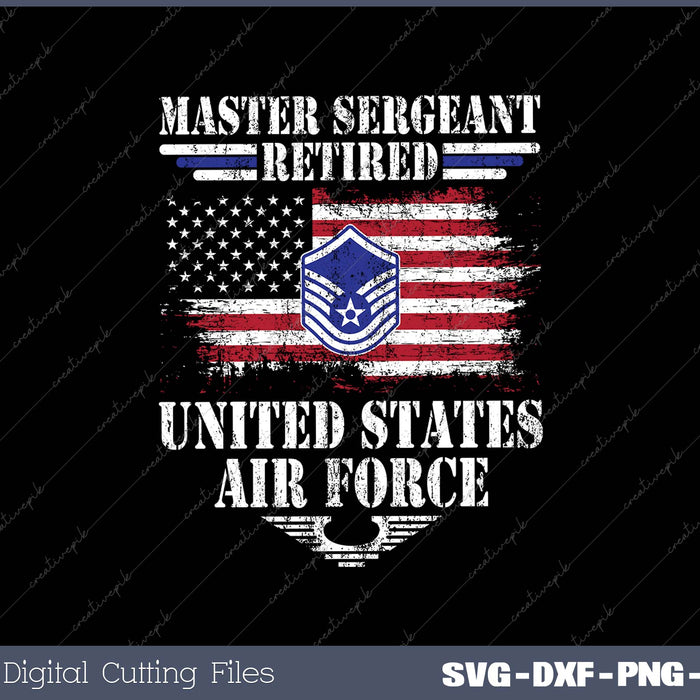 Master Sergeant Retired Air Force Military Retirement 