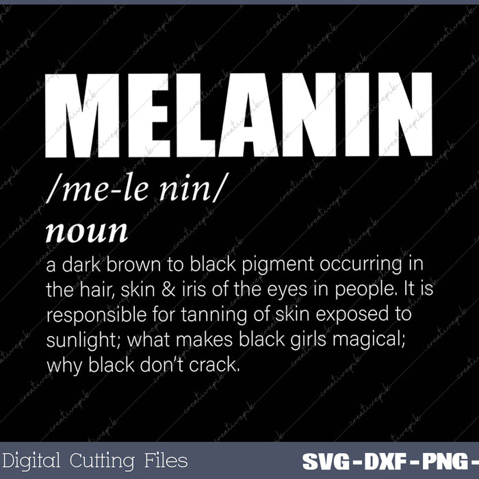 Melanin Defined Melanin Definition African American Pride