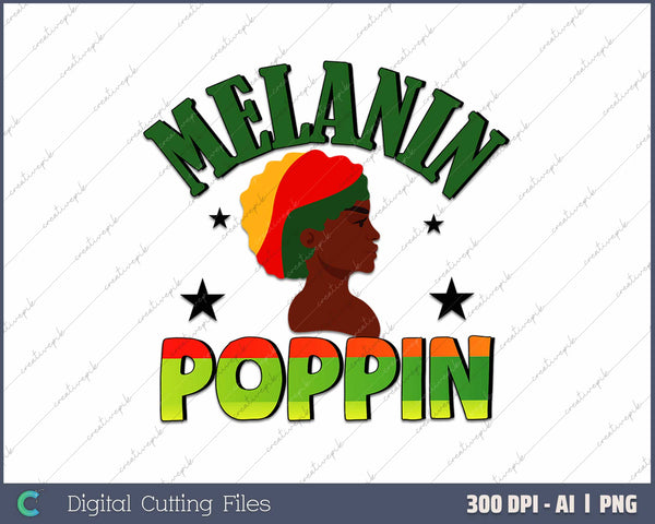 Melanin Stay Poppin Rich Drippin Black Girls 