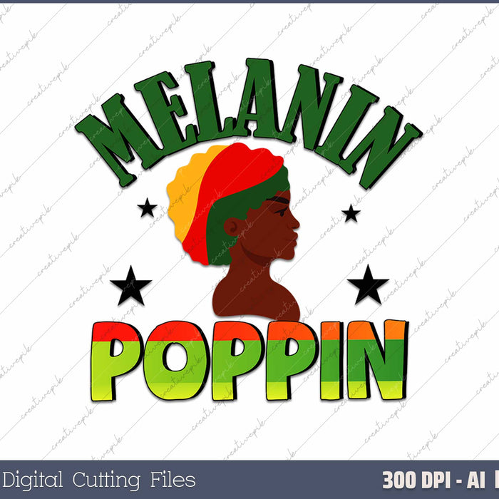 Melanin Stay Poppin Rich Drippin Black Girls 