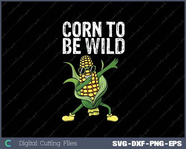 Men Women Corn On The Cob Costume Farmer SVG PNG Cutting Printable Files