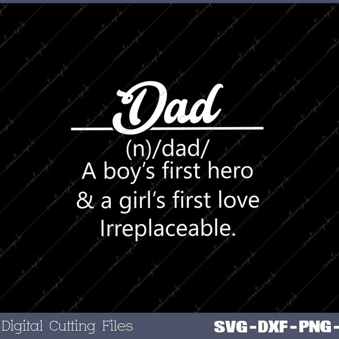 Mens Dad Definition Gifts Shirts for Father from Son and Daughter 