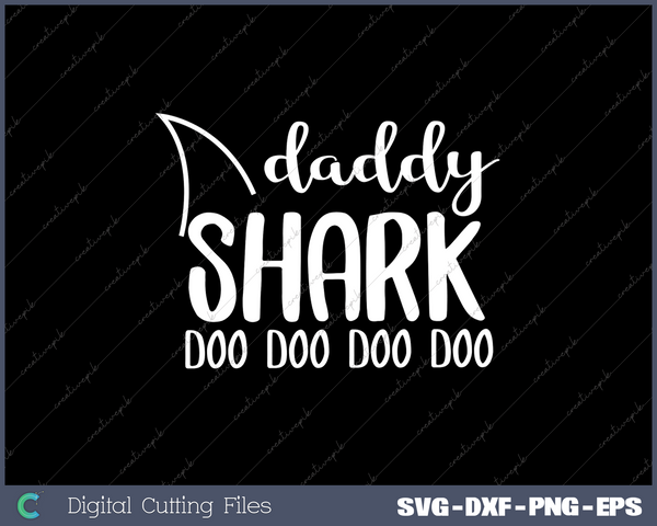 Mens Daddy Shark Doo Doo Shirt Dad Shark Gift For Men Christmas