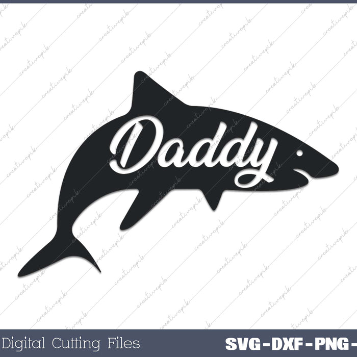 Mens Daddy Shark