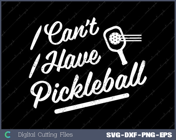 Mens Funny Pickleball SVG PNG Cutting Printable Files