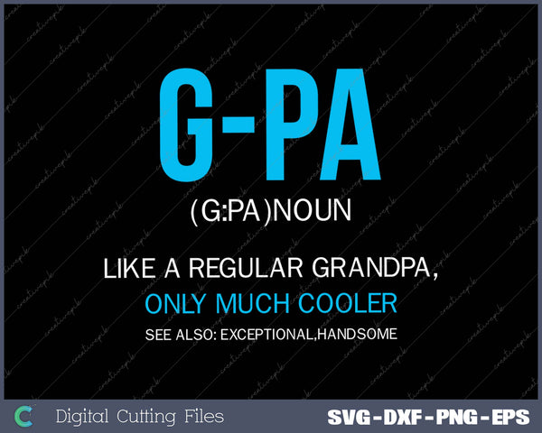 Mens G-Pa Gift- Like A Regular Grandpa Definition Cooler