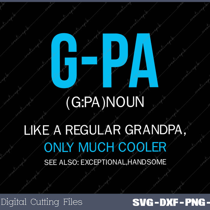 Mens G-Pa Gift- Like A Regular Grandpa Definition Cooler