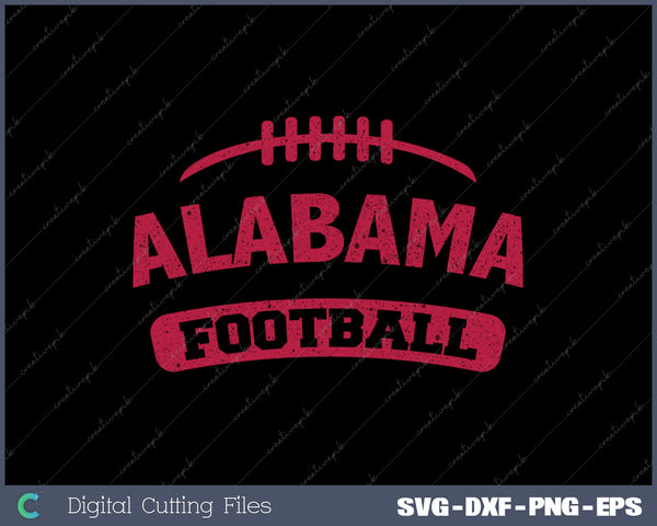 Mens Men's Grey Alabama Football Vintage Distressed SVG PNG Cutting Printable Files