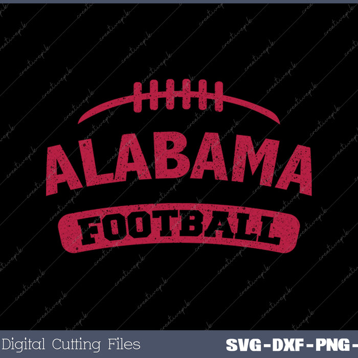 Mens Men's Grey Alabama Football Vintage Distressed SVG PNG Cutting Printable Files