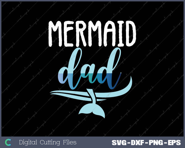 Mens Mermaid Dad Mermaid Birthday Party 