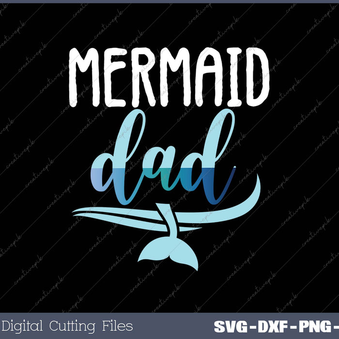 Mens Mermaid Dad Mermaid Birthday Party 