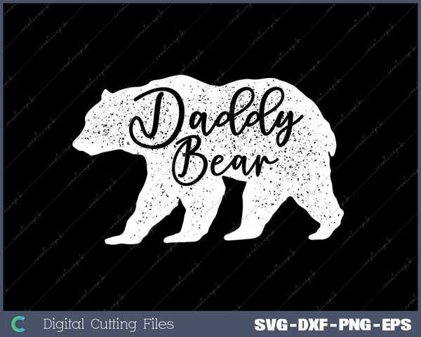 Mens Vintage Daddy Bear new colors