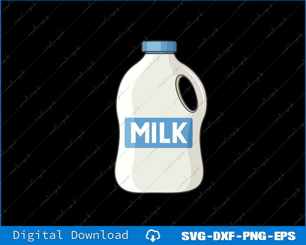 Milk Carton Halloween Costume Funny Halloween SVG PNG Printable File