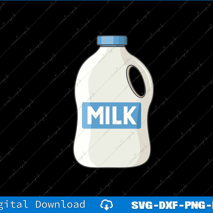 Milk Carton Halloween Costume Funny Halloween SVG PNG Printable File