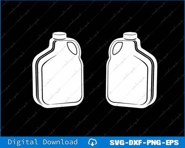 Milk Lover Jug Pancake SVG PNG Cutting Printable File