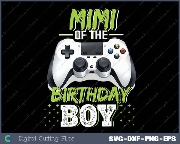 Mimi of the Birthday Boy Matching Video Game Birthday 