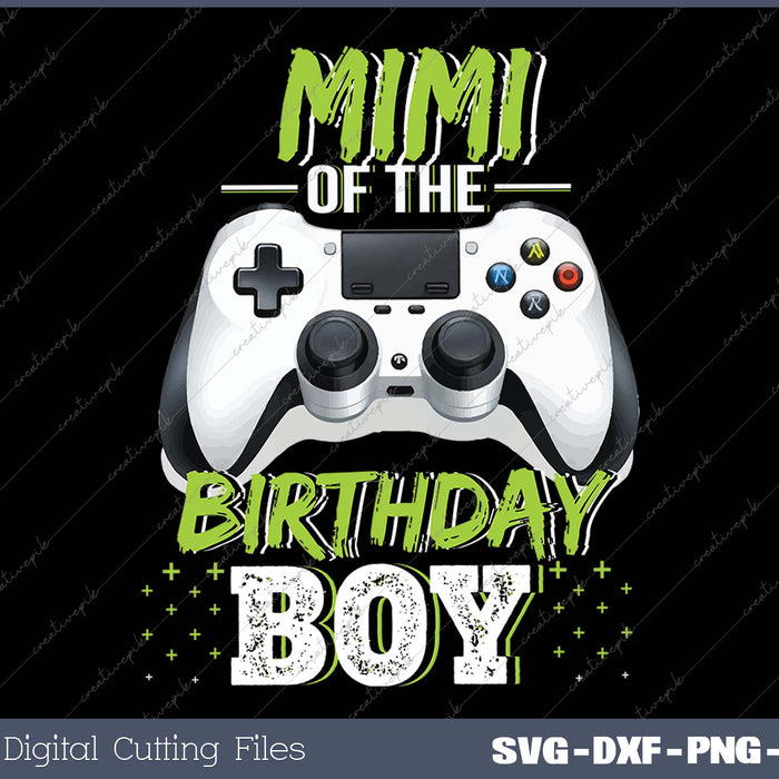 Mimi of the Birthday Boy Matching Video Game Birthday 