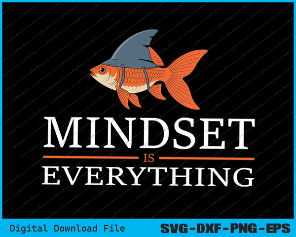 Mindest Is Everything Motivational Quote Inspiration SVG PNG Files