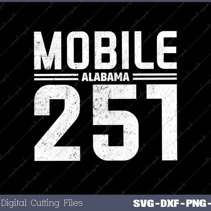 Mobile Alabama AL 251 Vintage