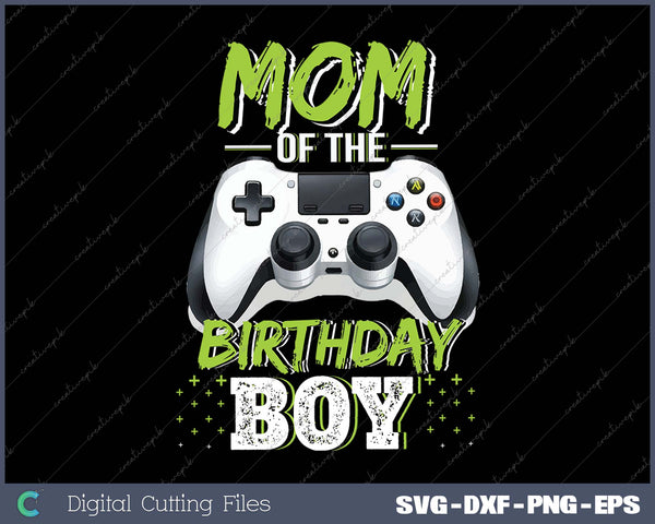 Mom of the Birthday Boy Matching Video Game Birthday