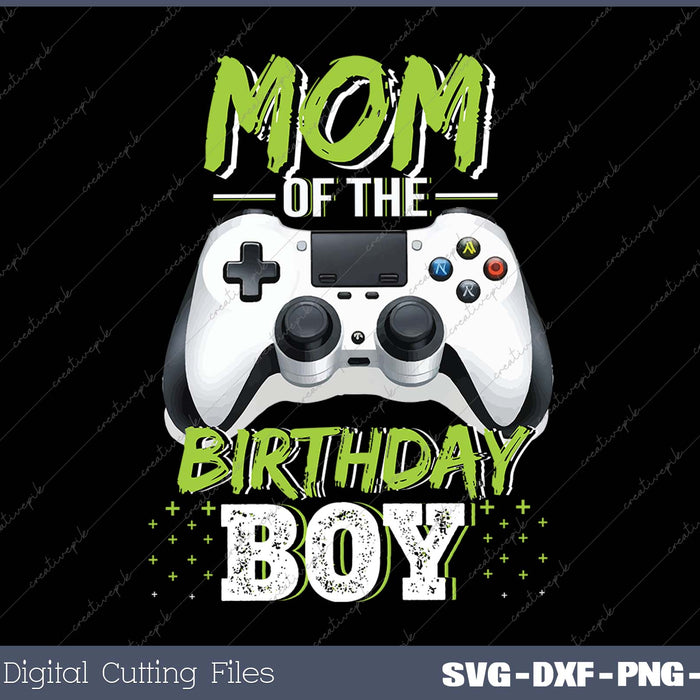 Mom of the Birthday Boy Matching Video Game Birthday