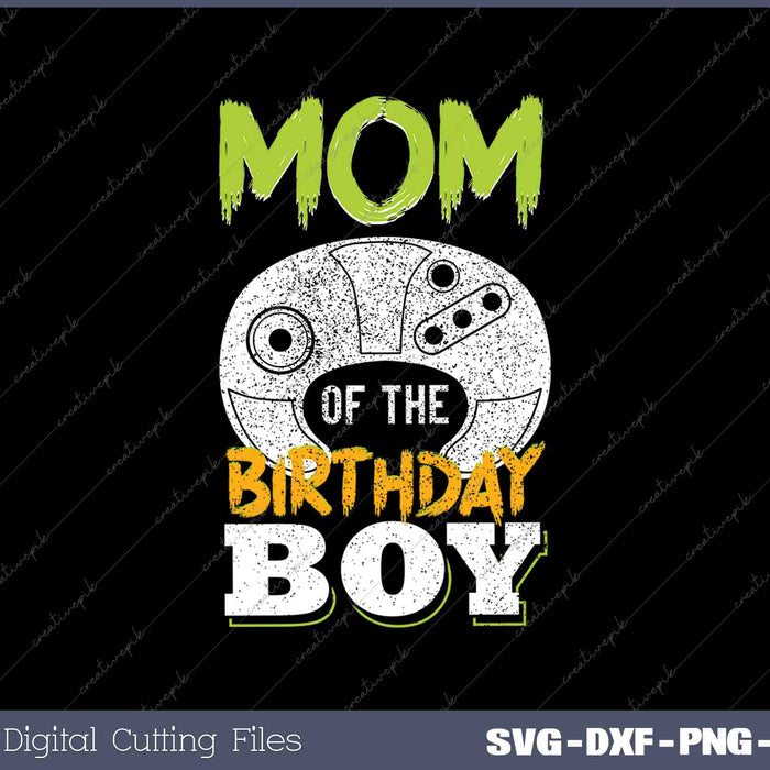 Mom of the Birthday Boy Matching Video Gamer Birthday Party