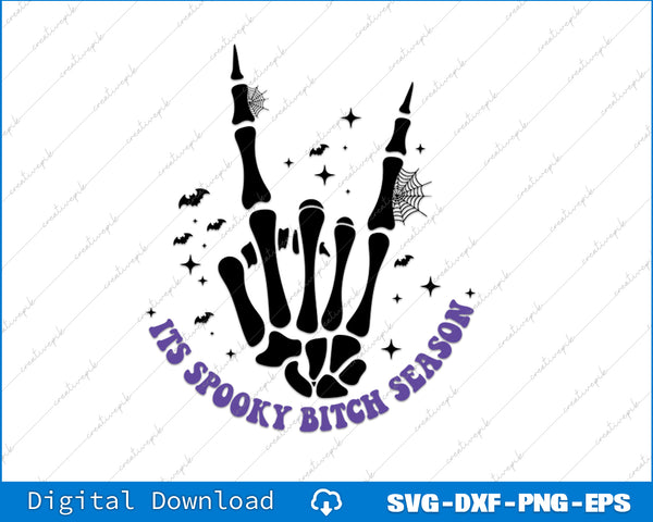 Move Over Hot Girl Summer It's Spooky Bitch Season Svg Png File