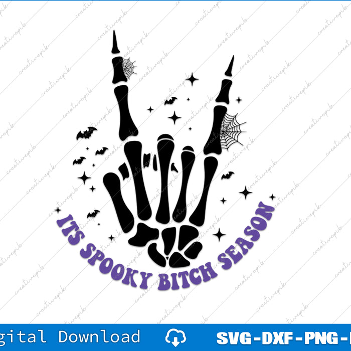 Move Over Hot Girl Summer It's Spooky Bitch Season Svg Png File