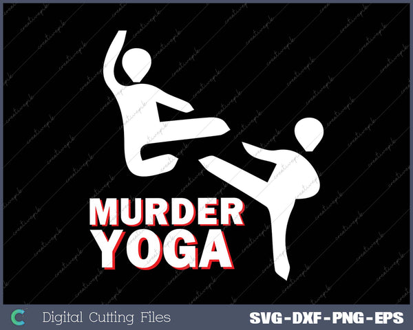 Murder Yoga Funny Wrestling & Wrestler 