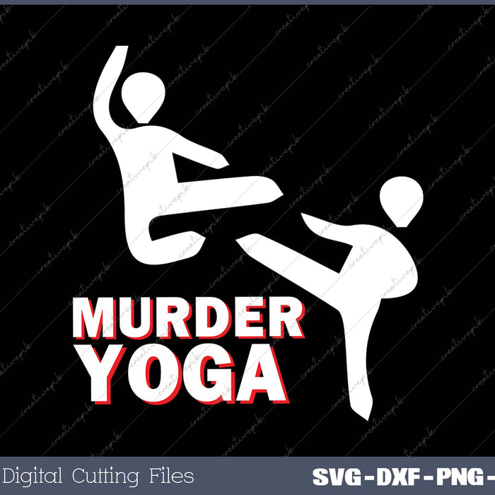 Murder Yoga Funny Wrestling & Wrestler 