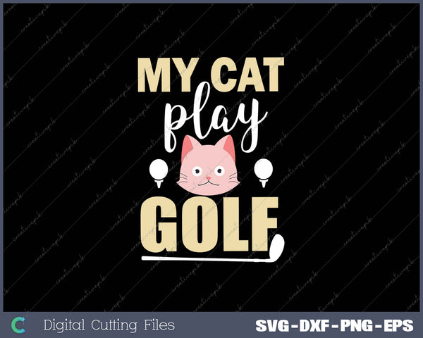 My Cat play golf