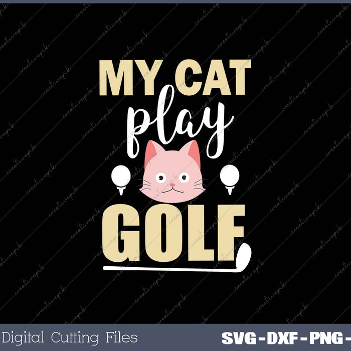 My Cat play golf