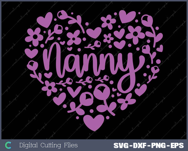 Nanny Floral Heart Floral Heart