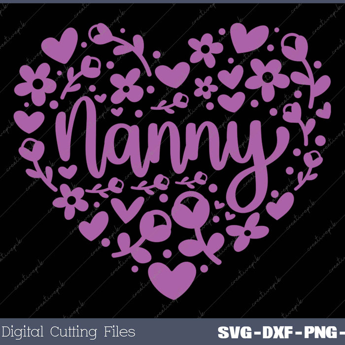 Nanny Floral Heart Floral Heart