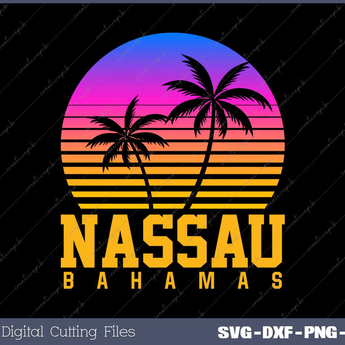 Nassau Bahamas SVG PNG Cutting Printable Files