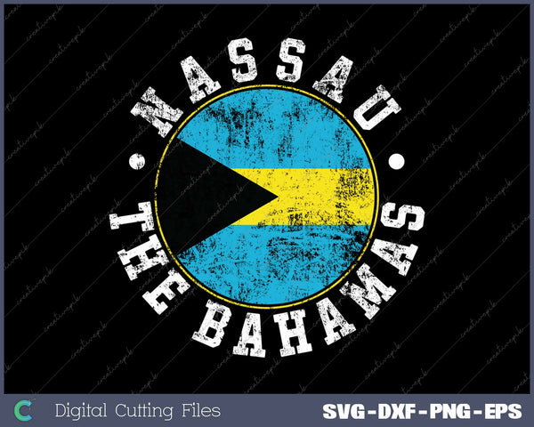 Nassau The Bahamas Souvenirs SVG PNG Cutting Printable Files