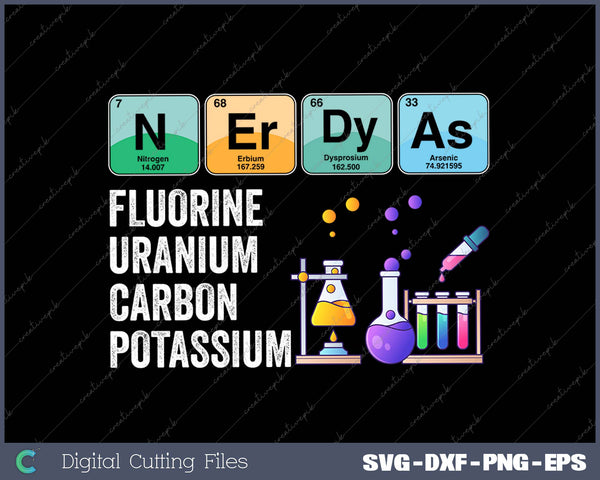 Nerdy As Funny Chemistry Science Teacher Student 